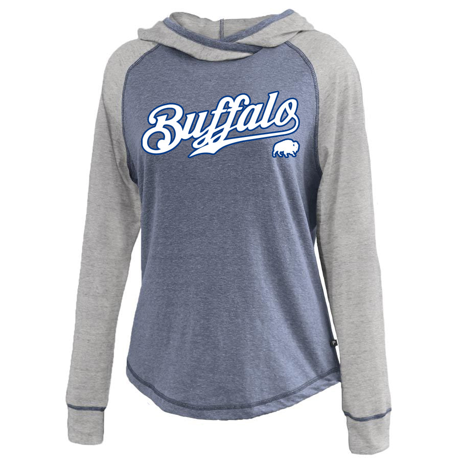 Buffalo Script Buffalo Bills football Long sleeve Stripe T shirt Store716