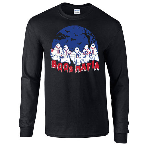 Boos Mafia - Adult Long Sleeve T - Black