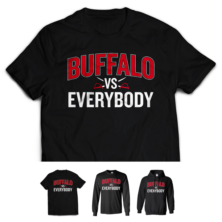 Buffalo Hockey Vs Everybody - Black