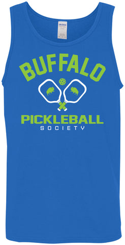 Buffalo Pickleball Society - Royal Blue - Adult Tank Top