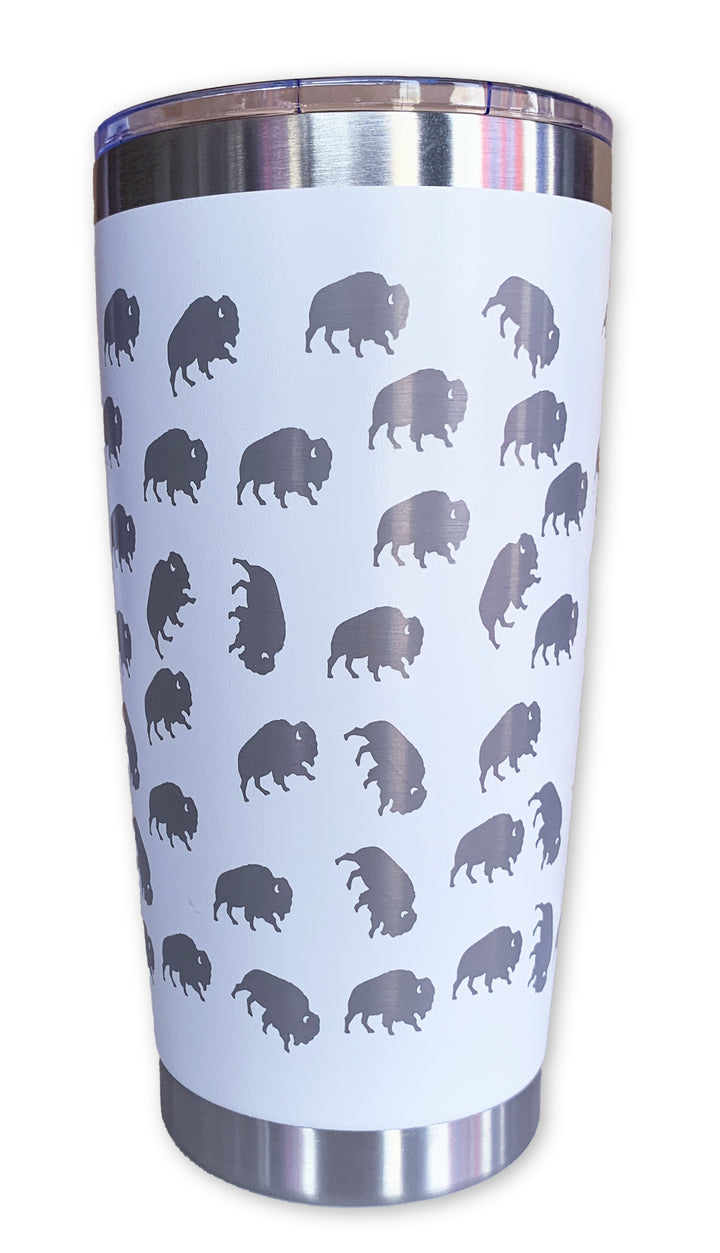 Roaming Buffalo - 22oz Stainless Steel Tumbler Cup