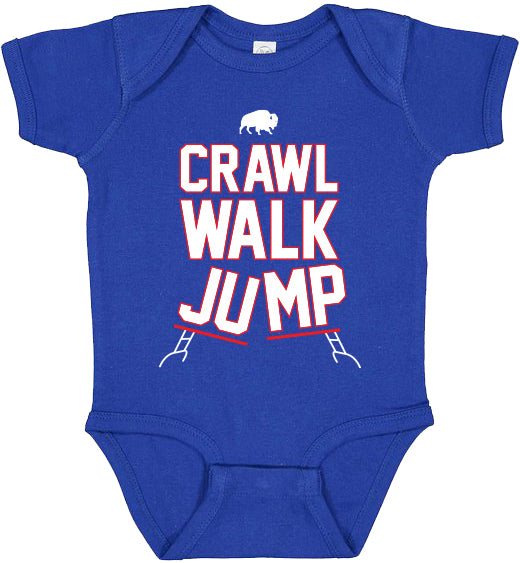 Crawl Walk Jump - Onesie