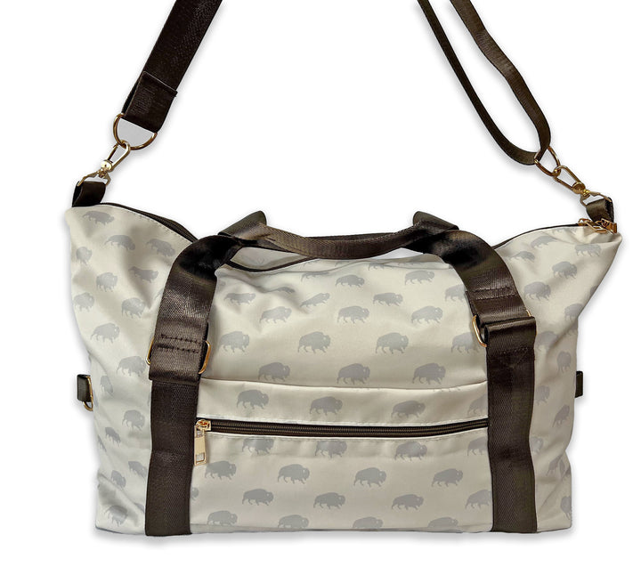 716 Natural Buffalo Duffle Bag