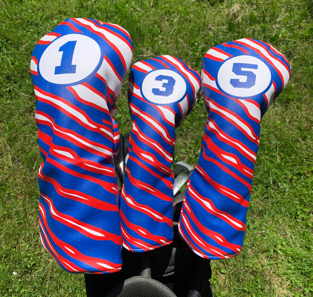 Mafia Stripes Golf Club Head Cover Set