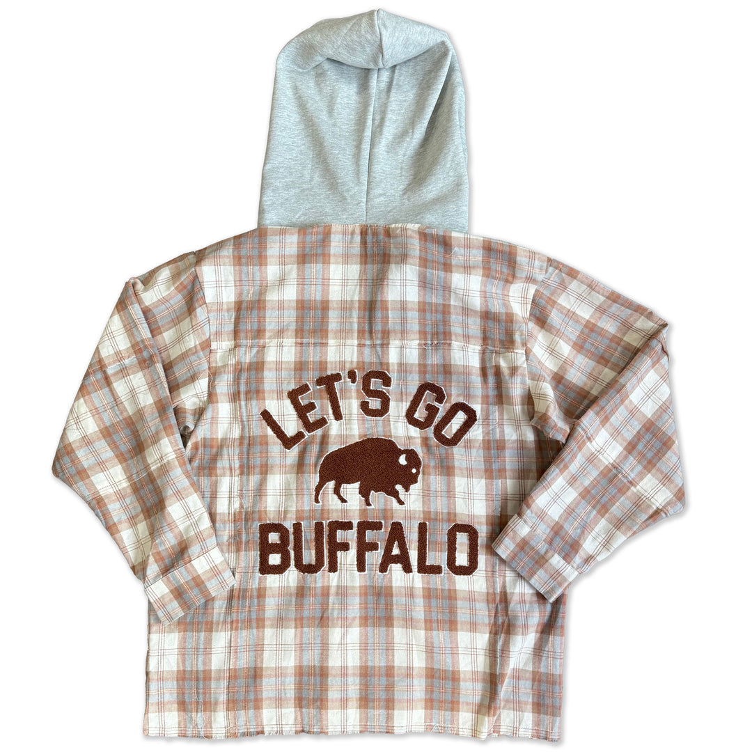 716 Natural Lightweight Flannel Hoodie