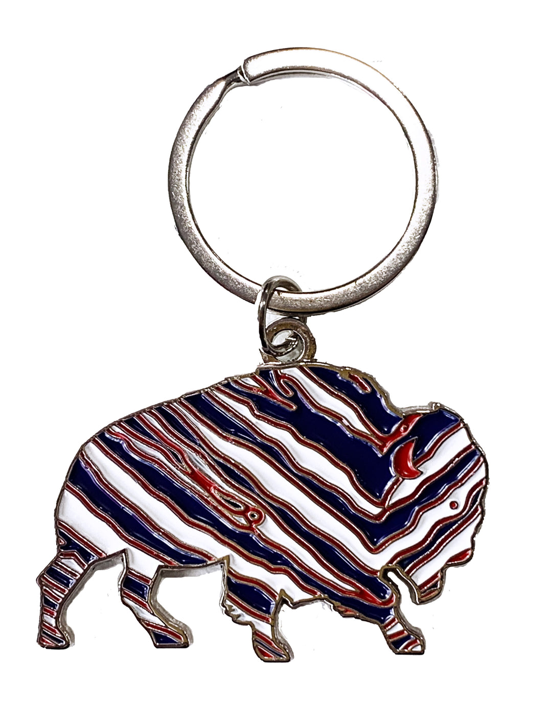 Mafia Stripes Buffalo Keychain