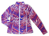 Mafia Stripes - Ladies Dryfit Full Zip Compression Fitness Jacket