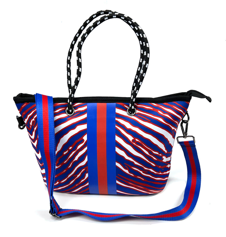 Mafia Stripes - Medium Neoprene Tote Bag