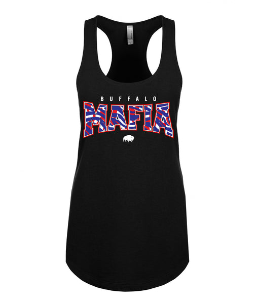 Mafia Black - Ladies Racerback Tank