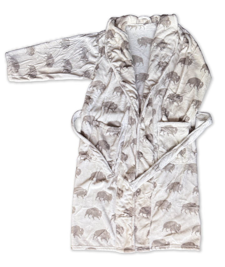 Natural Buffalo Silk Touch Robe