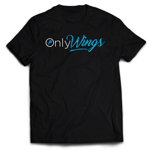 Only Wings - Adult T-shirt - Black