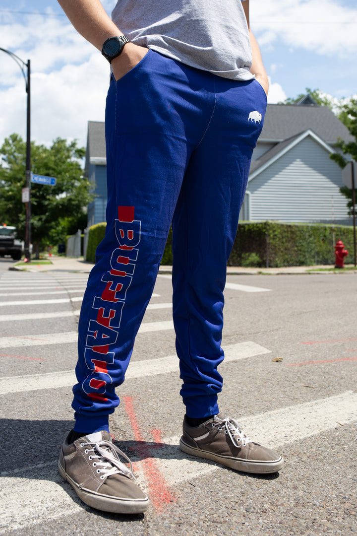 NEW - Buffalo Blue - Adult Sport Joggers