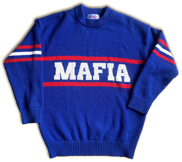 "The Marv" Retro Mafia Knit Sweater