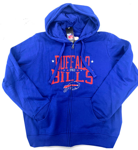 BUY ONE GET ONE FREE - Buffalo Bills Full Zip LADIES Hoodie by Starter
