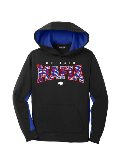 Mafia Black - Youth Kids Dryfit Hoodie