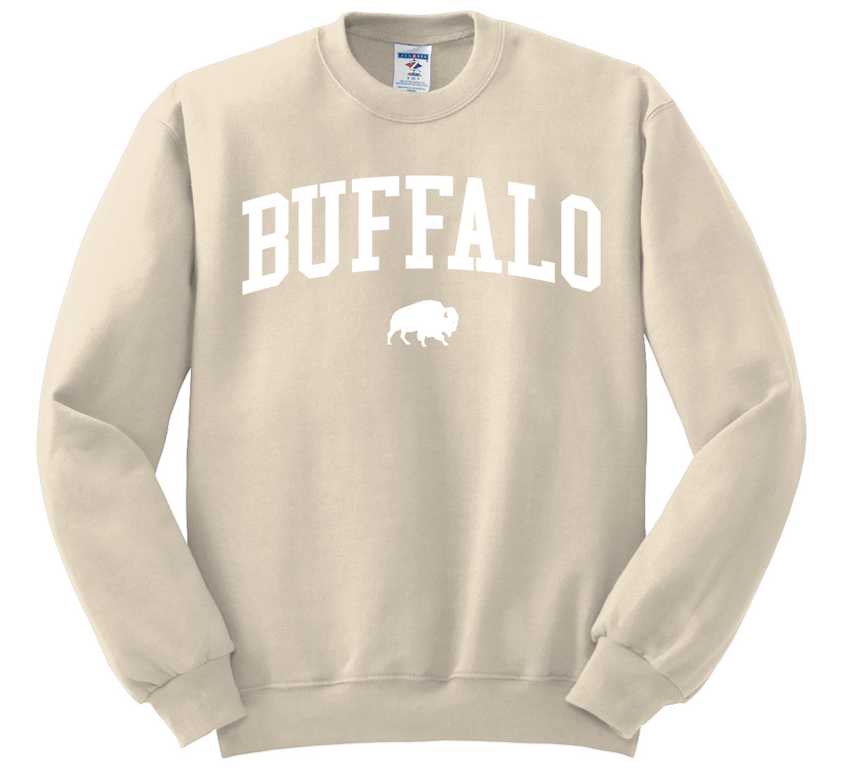 Natural Buffalo Crewneck Sweatshirt