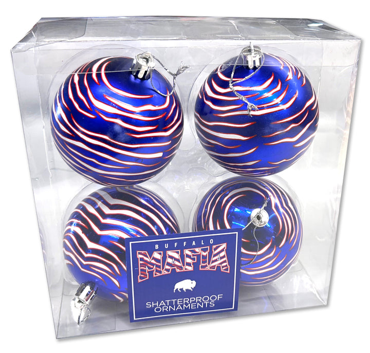 Mafia Stripes Shatterproof Ornaments