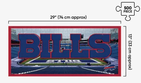 Buffalo Bills Bills Stadium 500 Piece Stadiumscape Jigsaw Puzzle