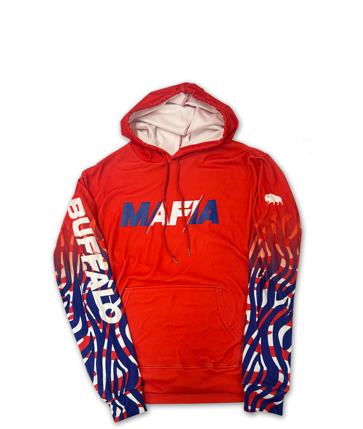 RESTOCKED - Mafia Stripes 2025 - Red Lightweight Youth Hoodie