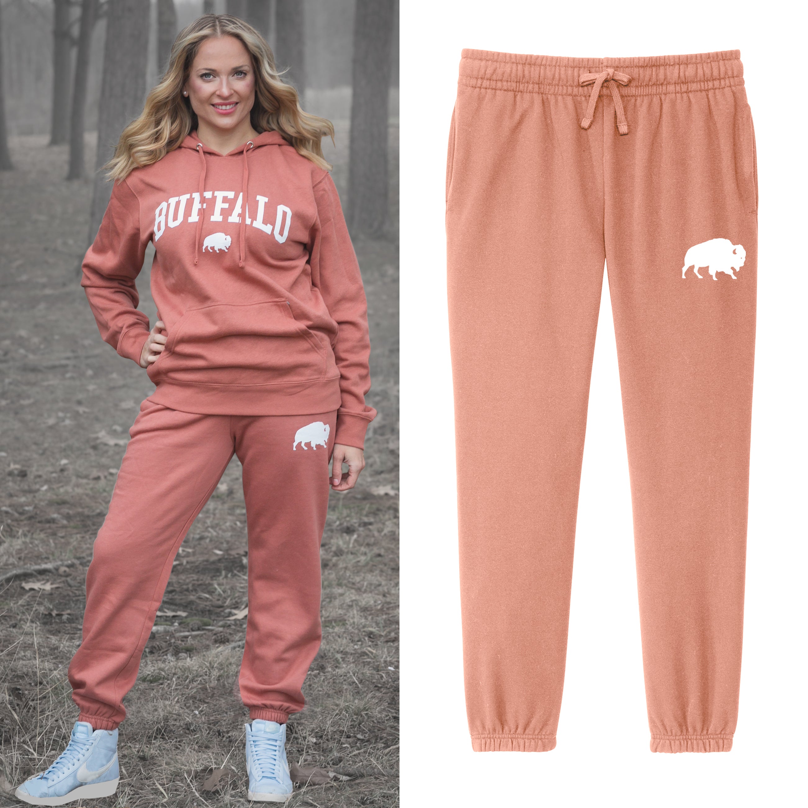 Desert Rose Buffalo Ladies Joggers