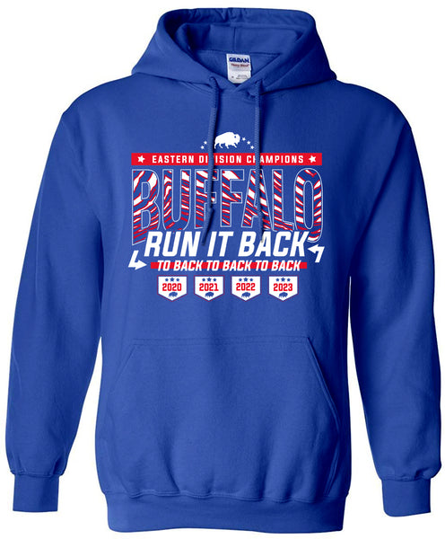 Run It Back - AFC East Division Championship - Buffalo Bills Hoodie ...
