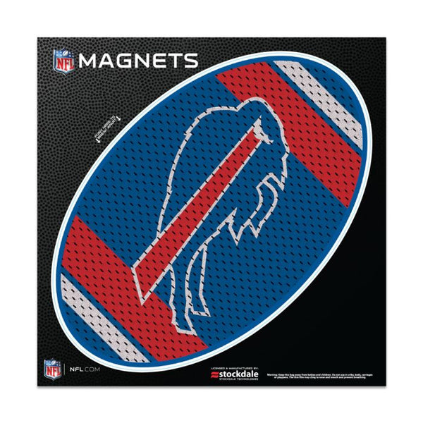 BUFFALO BILLS JERSEY OUTDOOR MAGNETS 6" X 6"