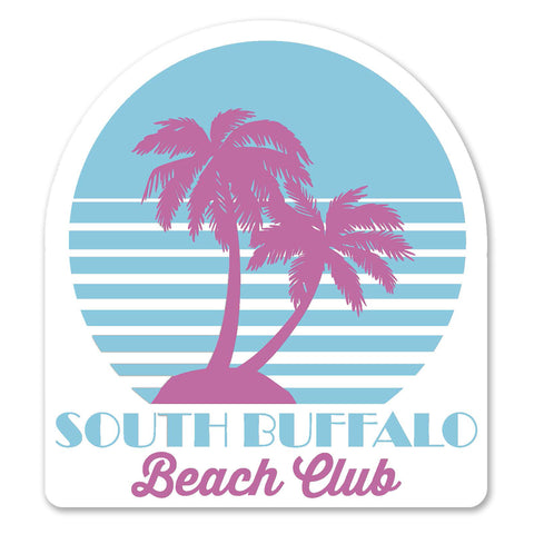 South Buffalo Beach Club Removable Sticker