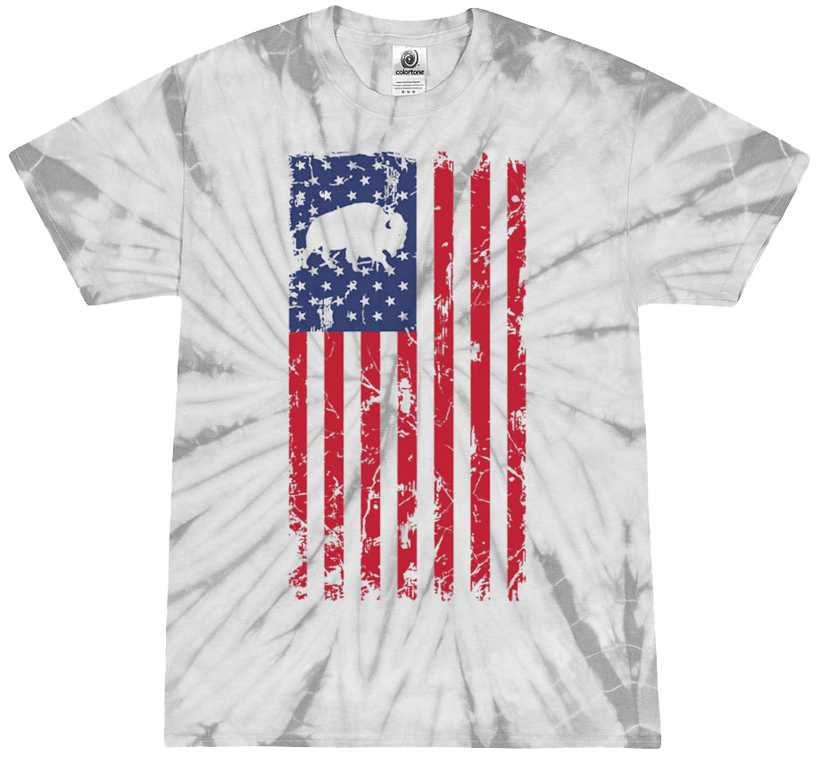 Buffalo Bills Map Usa Flag Shirt